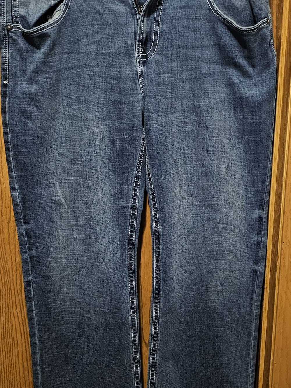 Men's Dark Blue Bootcut Jeans